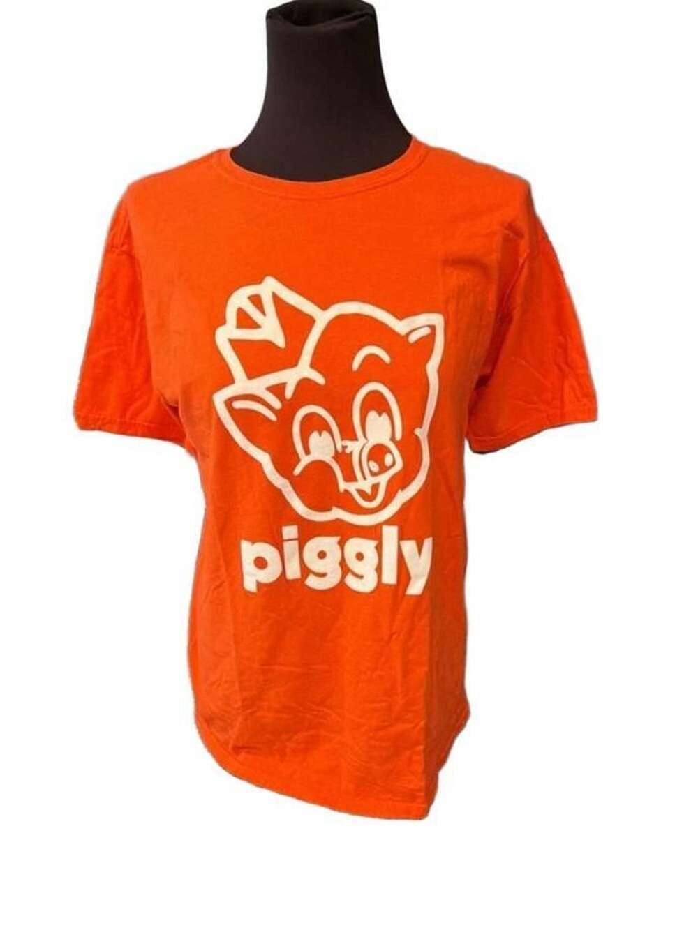 Piggly Wiggly Stinebrink's Orange Graphic T-Shirt Gildan Size L